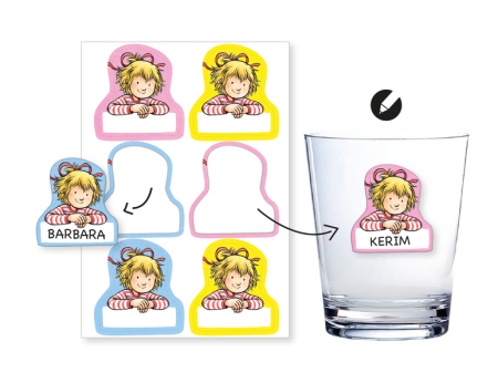 Conni Namensaufkleber